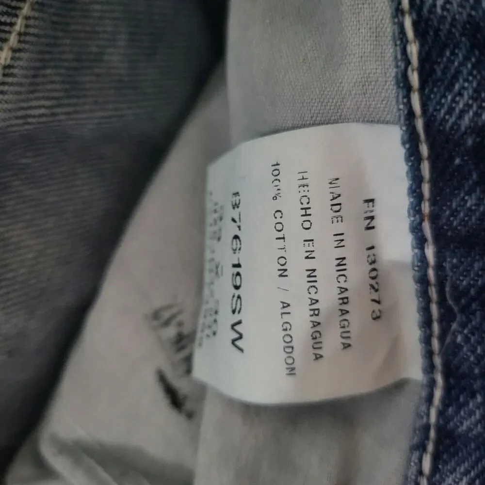 Rustler Regular Fit Jeans‎ 33X30 Mens Straight Leg Heavy Weight Denim High Rise